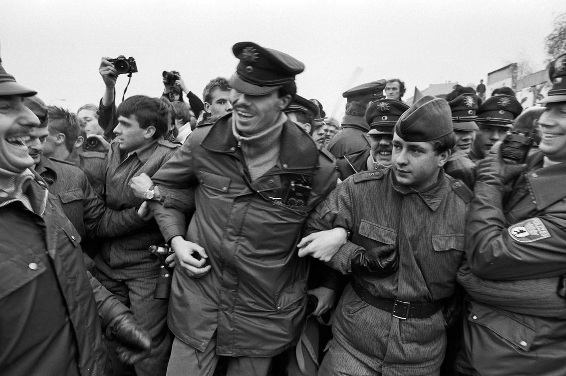 The Fall of the Berlin Wall/ Mauerfall, Potsdamerplatz, Berlin 1989 25.Jahre Mauerfall