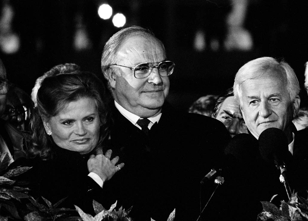 Wiedervereinigungsfeier vor dem Reichtstag  3.Oktober 1990  Berlin